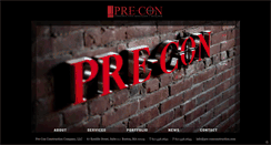 Desktop Screenshot of pre-conconstruction.com